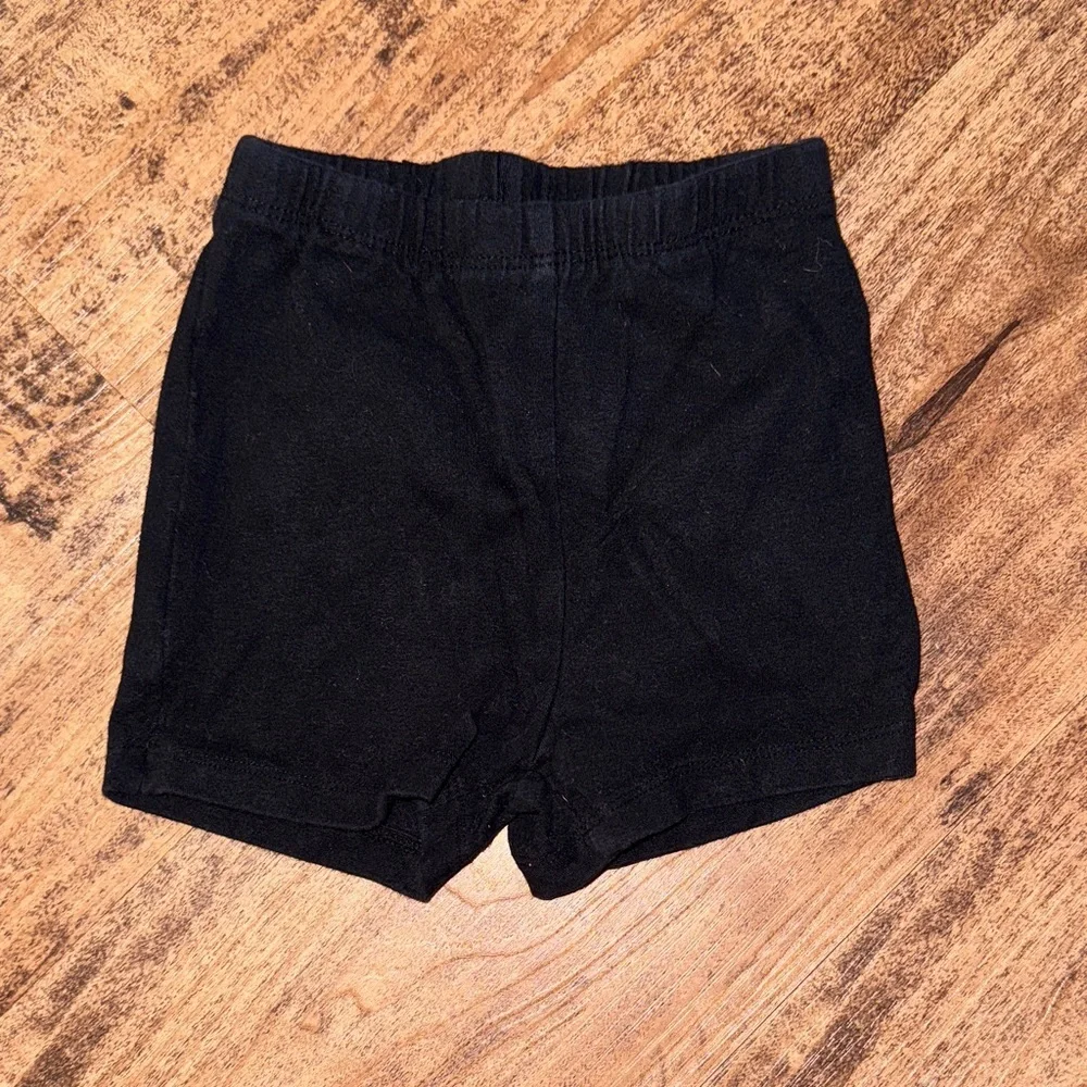 Classic Black Kids Bike Shorts 4t